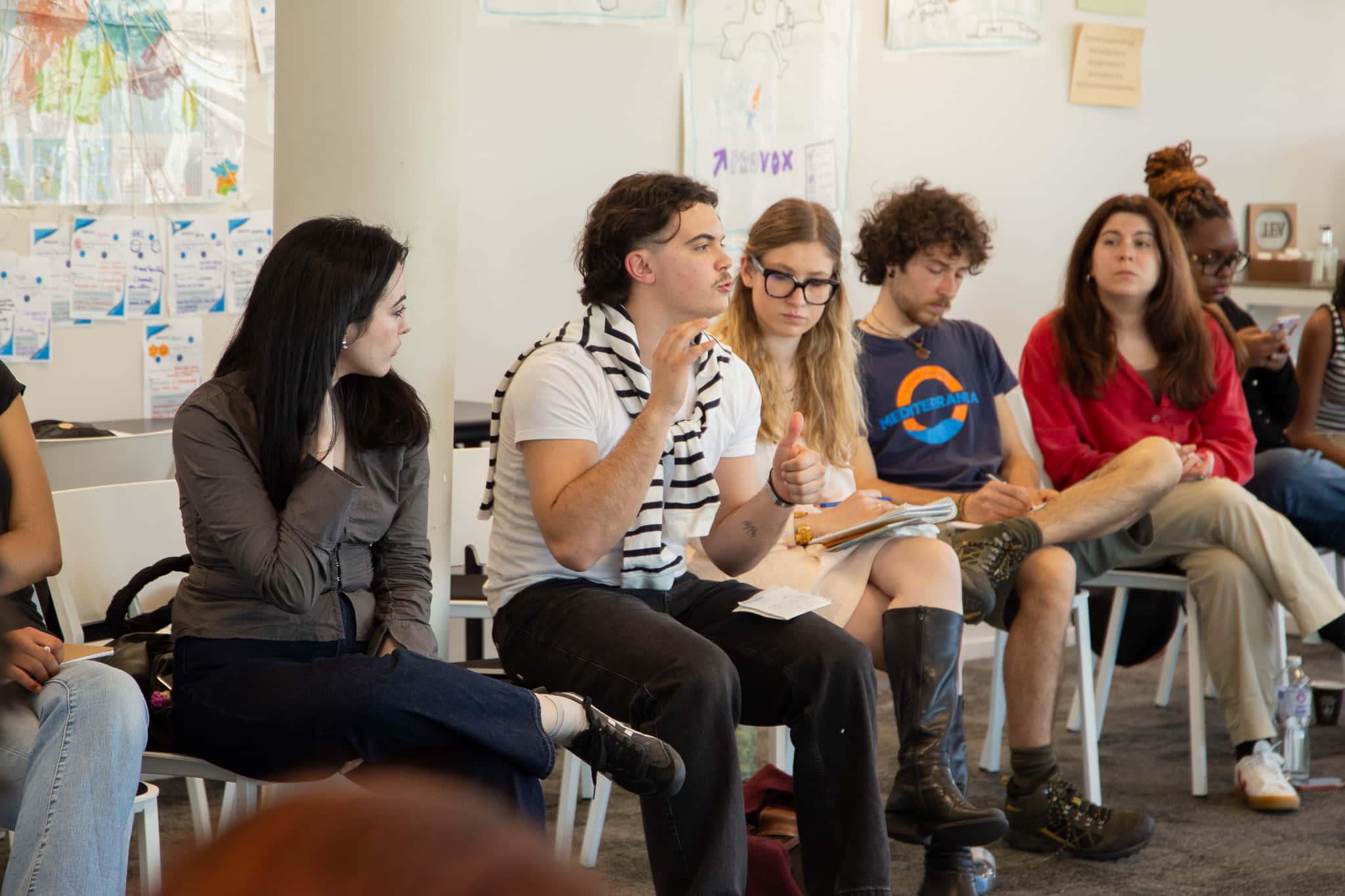 Justin raconte son premier atelier de consultation