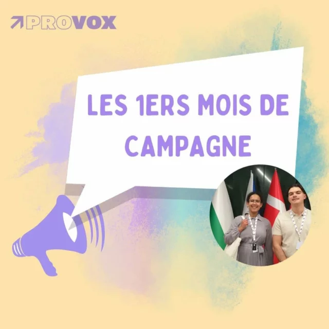 Depuis le lancement de la 11e campagne « Connecter l’UE avec les jeunes », il s’est déjà passé plein de choses 💥👇

📢 À Lublin, début Mars, nos jeunes délégué·es Noémi et Justin ont assisté à la première conférence européenne comme+ de 300 jeunes européen·ne·s se sont retrouvé·e·s pour discuter: IA, citoyenneté, programmes jeunesse… les bases de la campagne ont été posées !

🎤 Côté France, le premier groupe national rassemblant les organisations qui participent au projet a eu lieu pour échanger.

💥 Et surtout : la phase de consultation commence dans toute la France ! N'hésite pas à répondre au sondage si tu as entre 13 et 30 ans : https://provox.typeform.com/to/S6hwnF7n

📩 Pour suivre la suite, abonne-toi à notre newsletter 👉 provox-jeunesse.fr/campagnes (tout en bas de la page)